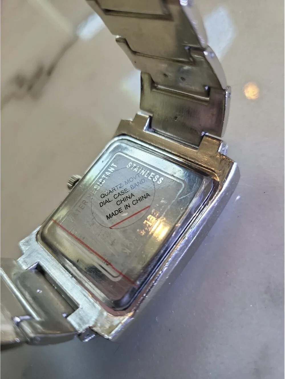 Men's Quartz Tank Watch Working New Battery Automobilia 37mm Summit Racing Parts